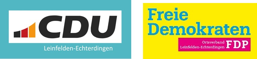 Stadtverbände der CDU und FDP Leinfelden-Echterdingen
